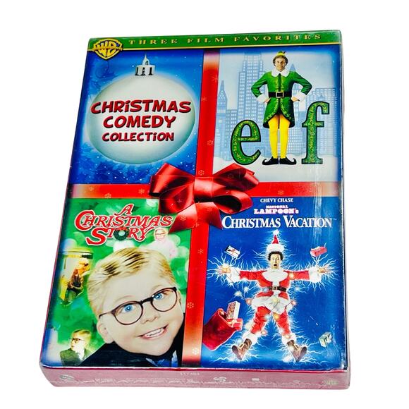 Warner Bros. Christmas Comedy Collection Elf Christmas Story Christmas Vacation - Picture 1 of 4